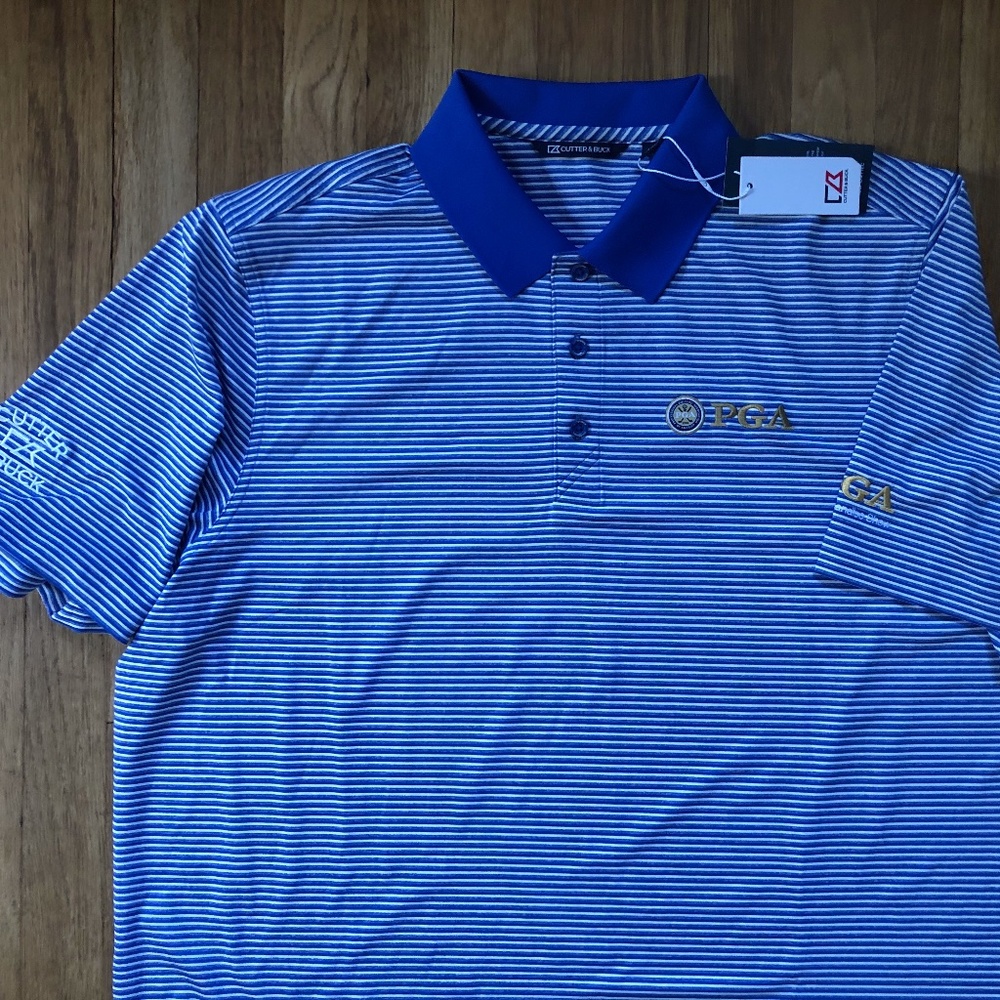 Cutter & Buck Polo - PGA logo, New w tags! XL